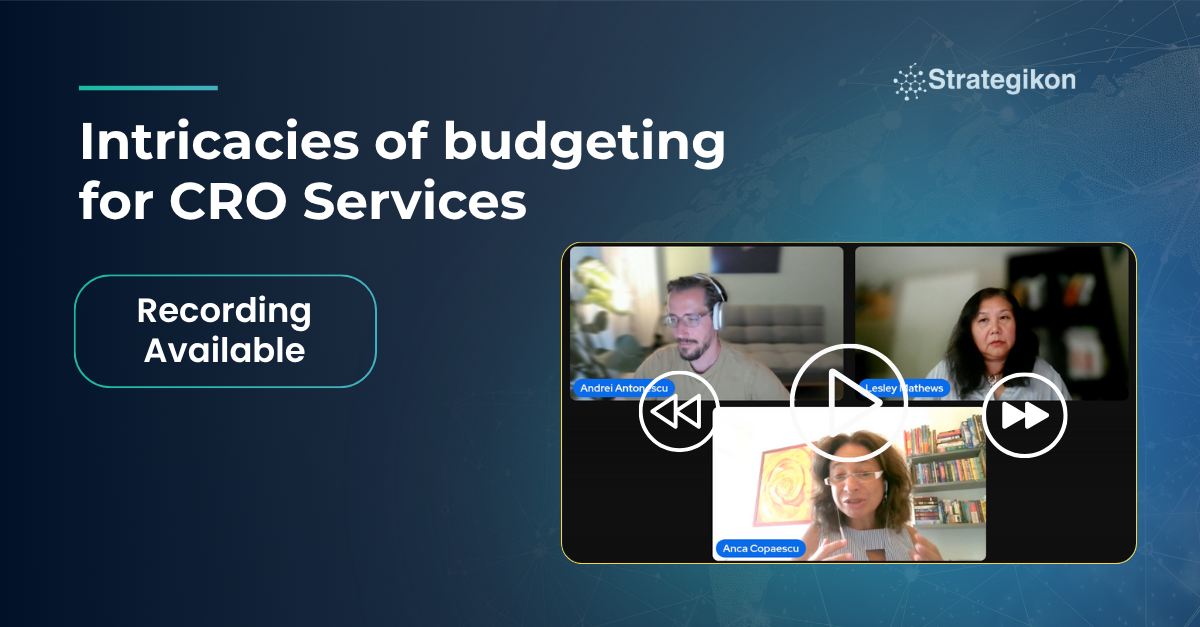 Budgeting for CRO services