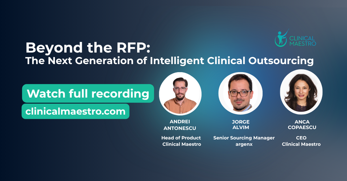 Beyond the RFP Webinar Intelligent Clinical Outsourcing Webinar